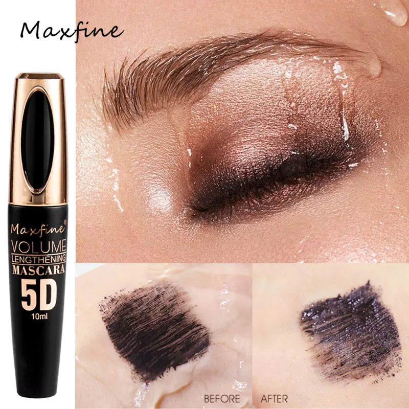 5D Silk Mascara with Big Eyes, Strong and Lasting Black Content and