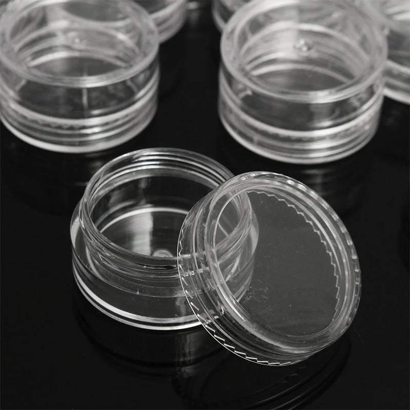 50pcs 5g Sample Clear Cream Jar Mini Cosmetic Bottles Containers