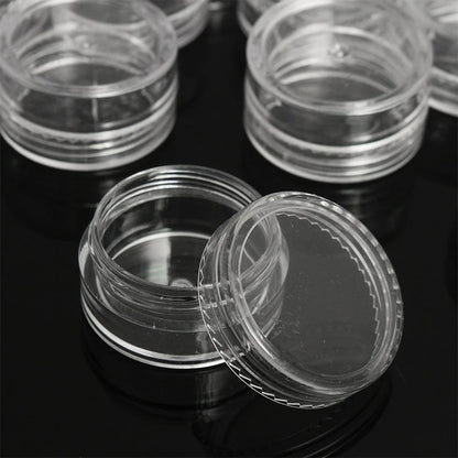 50pcs 5g Sample Clear Cream Jar Mini Cosmetic Bottles Containers