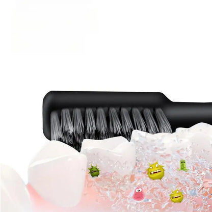 Portable Compact Charcoal Folding Toothbrush - Perfect for