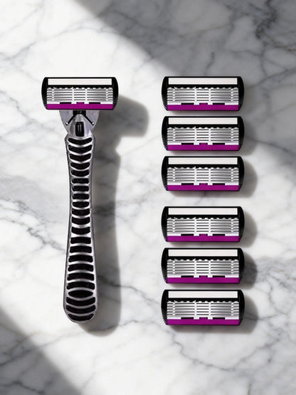 High Quality Man Safety Razor Blade 6 Layer German Stainless Steel