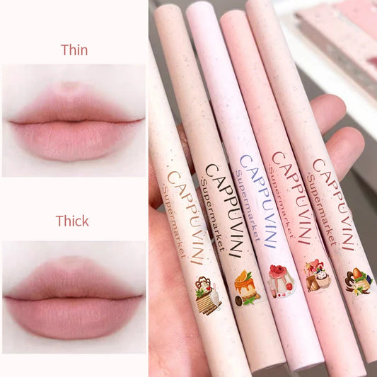 CAPPUVINI Matte Lip Liner Outline Lips Lipstick Pen Waterproof