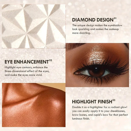 Shimmer Glow Highlighter – 2-Color Palette for Radiant Skin, Brighten