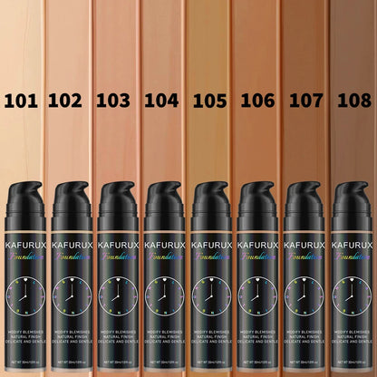8 colors Liquid Foundation Effective Concealer Waterproof