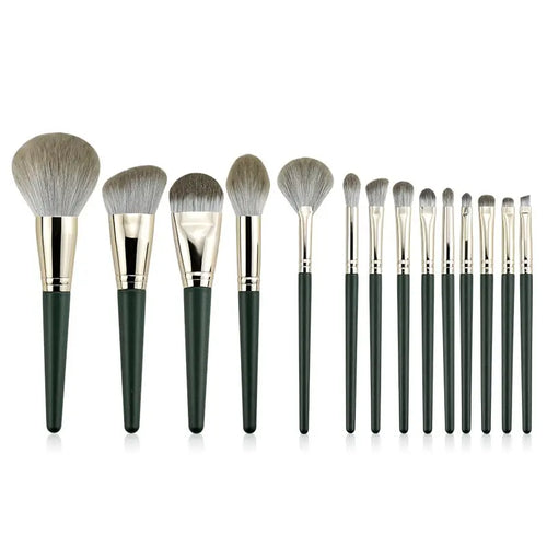 14Pcs Makeup Brushes Set Large Fluffy Soft Eye Shadow Foundation Brush