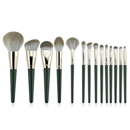 14Pcs Makeup Brushes Set Large Fluffy Soft Eye Shadow Foundation Brush