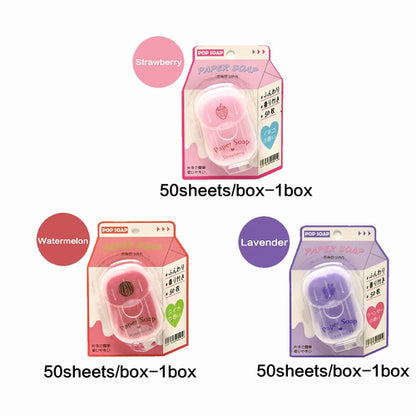 Portable Hand Soap Sheets for Travel | Dissolving Cleanser Wipes |
