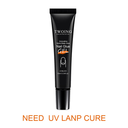 Solid Nail Glue Nail Tips Gel for Press On Nails,Super Strong Acrylic