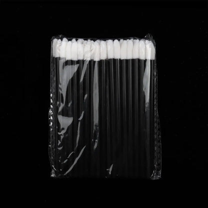 50 Pcs Disposable Lip Brush Makeup Tools Hollow Lip Wands Nylon Lip