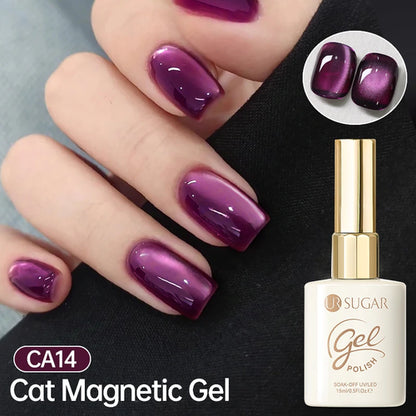 UR SUGAR 15ml Cat Magnetic Gel Nail Polish 30 Colors Semi Permanent