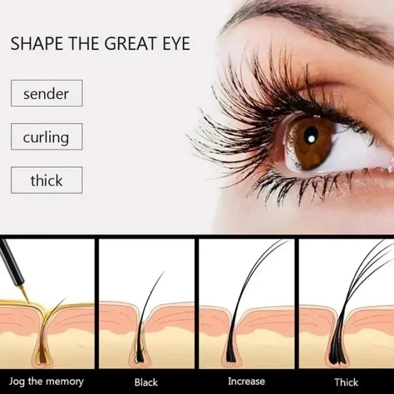 7 Days Fast Eyelash Growth Serum Eyelash Eyebrow Growth Strong Makeup