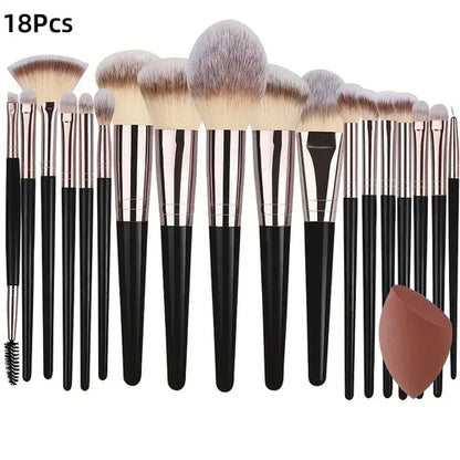 3-20PCS Makeup Brushes Set Soft Fluffy Eyeshadow Foundation Concealer