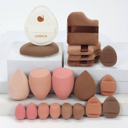 20 Pcs Pink Makeup Sponge and Makeup Puff Set Suitable for Face Cream