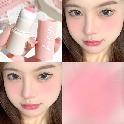 HISYI Yunrou Soft Fog Blush Stick - Energetic and Bouncy, Korean