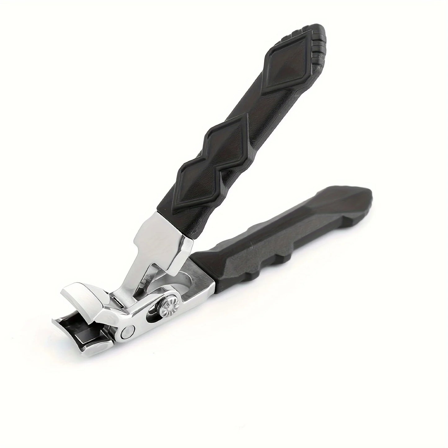Professional Stainless Steel Toenail Clippers for Seniors, Wide Jaw,