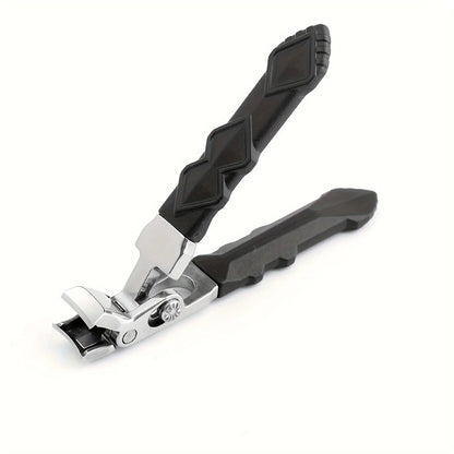 Professional Stainless Steel Toenail Clippers for Seniors, Wide Jaw,
