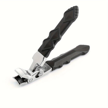 Professional Stainless Steel Toenail Clippers for Seniors, Wide Jaw,