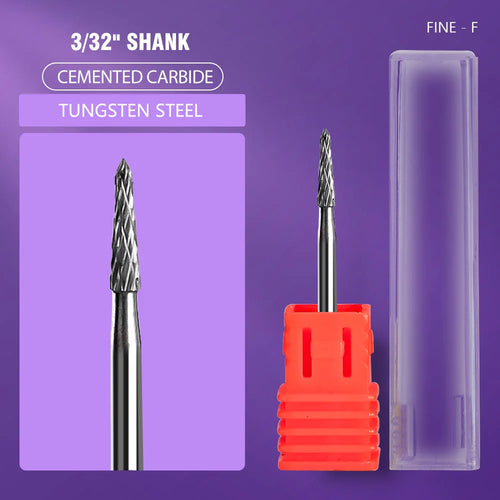 Ceramic Tungsten Carbide Nail Drill Bit Rotate Burr Milling Nail