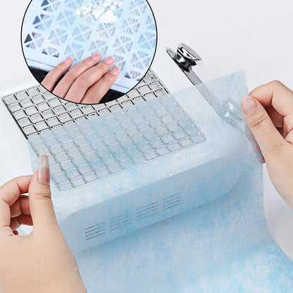 100Pcs Nail Vacuum Clean Collector Filter Paper Set 20*24cm Dustproof