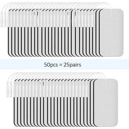 Physiotherapy Tens Electrode Pads Conductive Gel Therapeutic Pulse