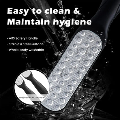 1pc Stainless Steel Foot File Double-Sided Foot Rasp Callus Remover