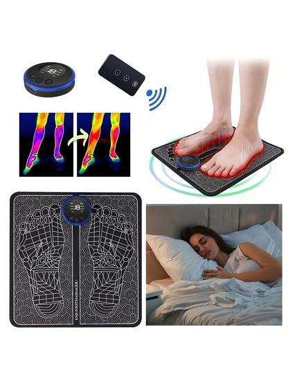 EMS Foot Massager Rechargeable Massage Pad Foot Relaxation Pad