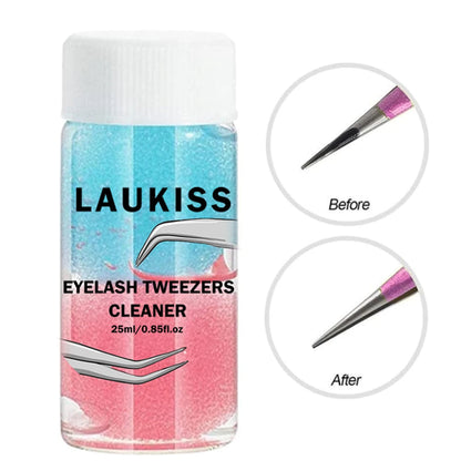 25ml Eyelashes Tweezers Cleaner Eyelash Extension Tweezers Cleaning