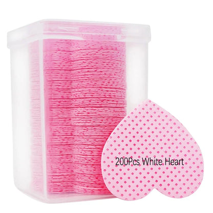 LULAA Glue Wipes Lint Free Nail Wipes Non-Woven Fabric Lash Glue Wipes