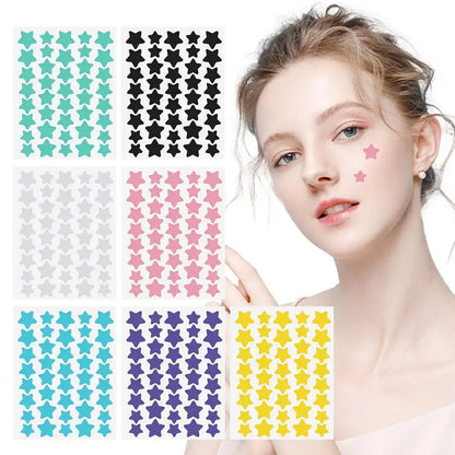 40pcs Colorful PE Pimple Patches Cute Star Shaped Pimple Cover Sticker