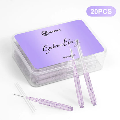 MAYOOC Mini Eyebrow Brush Brow Perm Brush Disposable Brow Lifting