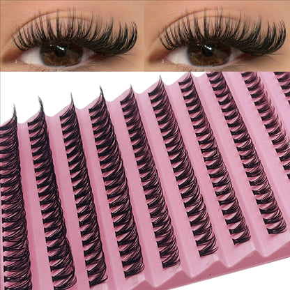 MJ Individual Lashes 8-16mm 200pcs Cluster Lashes Natural Look Mixed