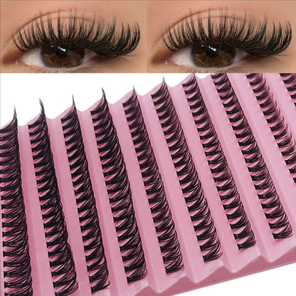 MJ Individual Lashes 8-16mm 200pcs Cluster Lashes Natural Look Mixed