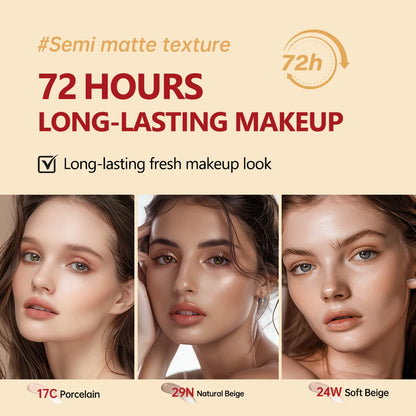 Sunscreen Cushion Foundation Fit Cushion Foundation Full Coverage