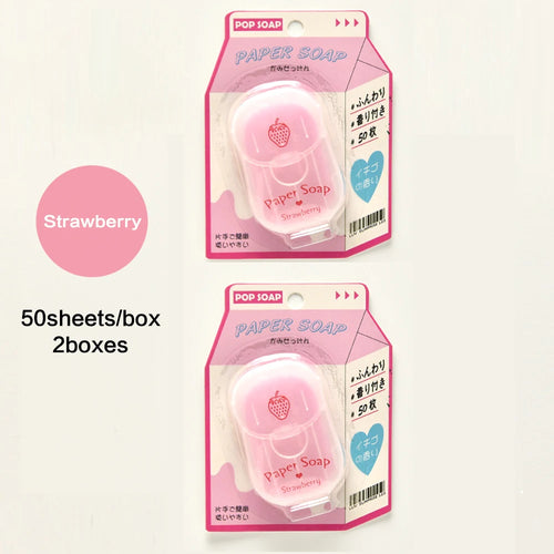 Portable Hand Soap Sheets for Travel | Dissolving Cleanser Wipes |