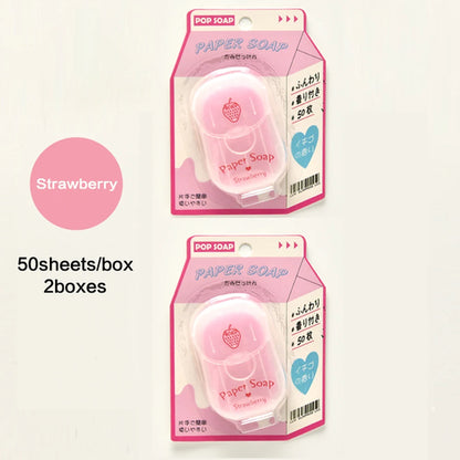 Portable Hand Soap Sheets for Travel | Dissolving Cleanser Wipes |