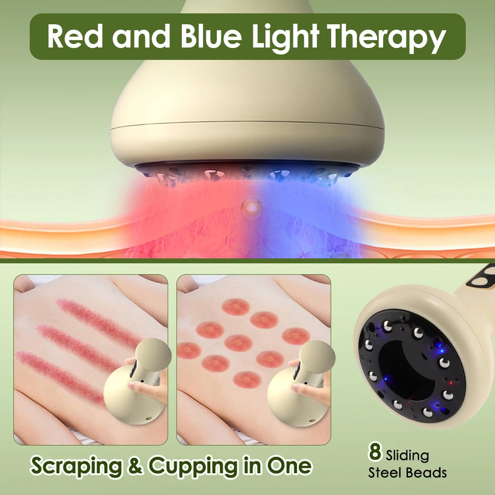 USB Rechargeable Abdominal Massager for Hot Compress and Adjustable