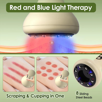 USB Rechargeable Abdominal Massager for Hot Compress and Adjustable
