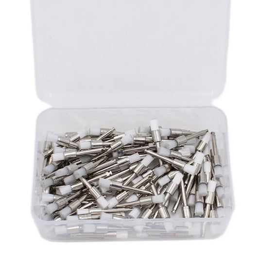 100PCS/Box Dentistry Polishing Brush Nylon Flat Head Latch Teeth
