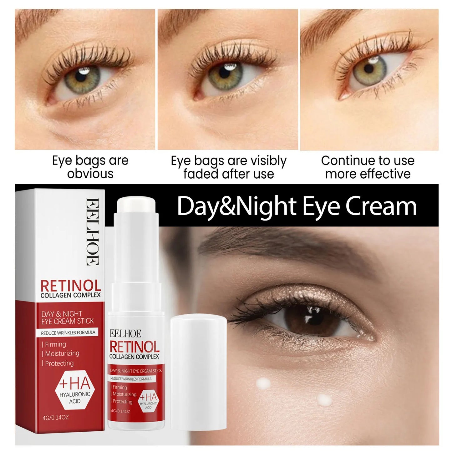 Retinol Eye Cream Collagen Multibalm Stick Reduce Wrinkles Eye Bag