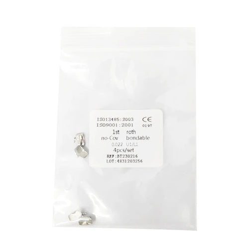 10pcs/Pack Dental Orthodontic Lingual Button Bottom Bondable Metal