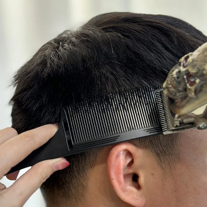 Barber Flat Top Haircut Comb Curved Hair Clipping Cutting Arced Comb