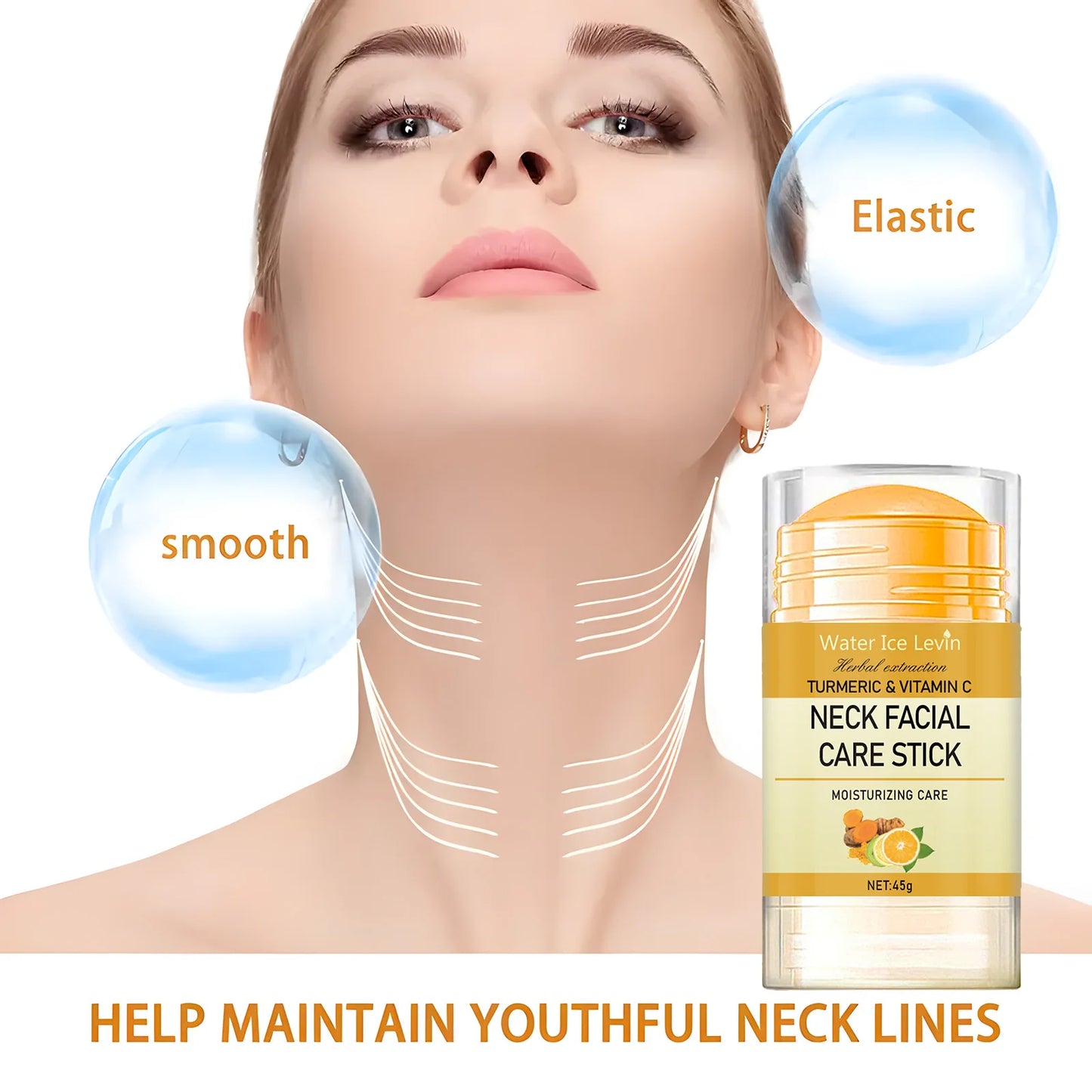 Turmeric and Vitamin C Facial and Neck Care Stick - Brightening and