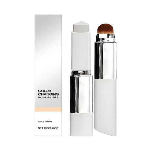 2-in-1 Color-Changing Foundation Stick Liquid Lightweight Moisturizing
