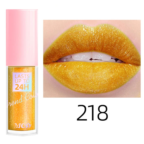 18 Colors Glitter 1pcs Lip Glaze Long Lasting Lip Gloss Waterproof