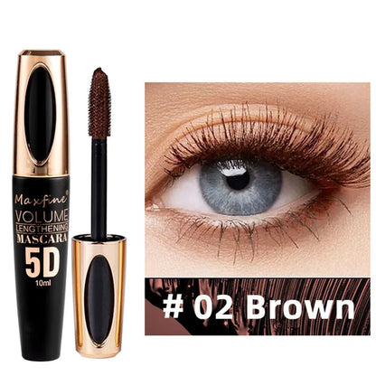 5D Silk Mascara with Big Eyes, Strong and Lasting Black Content and
