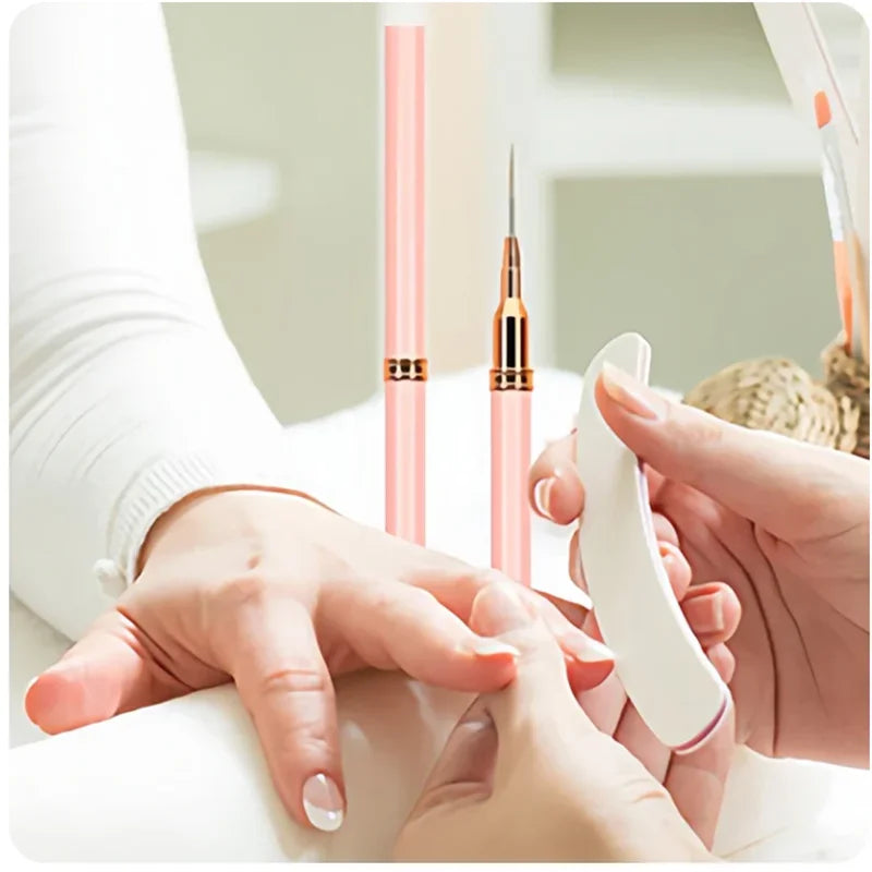 LULAA Nail Art Liner Brushes Painting Detail Nail Brushes for Nail Art