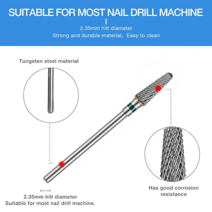 1pcs Carbide Nail Drill Bit Apparatus Nail Files Bits Electric Milling