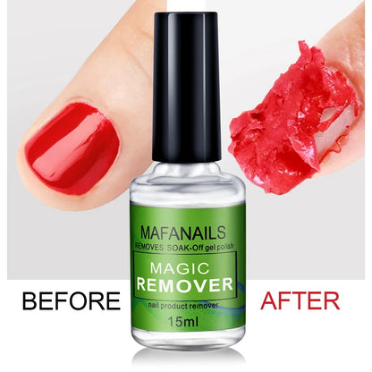 MAFANAILS 15ml Magic Remover Nail Gel Polish Remover UV Gel Polish
