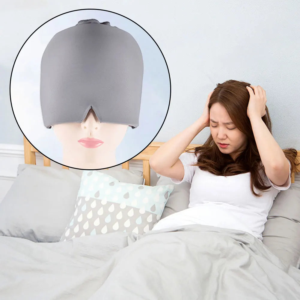 Relief Headgear Migraine Relief Cap Gel Ice Cap Cold Compress Therapy