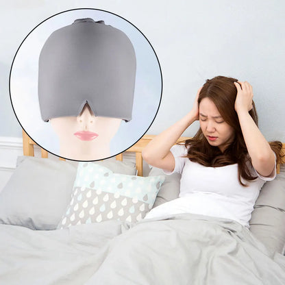 Relief Headgear Migraine Relief Cap Gel Ice Cap Cold Compress Therapy